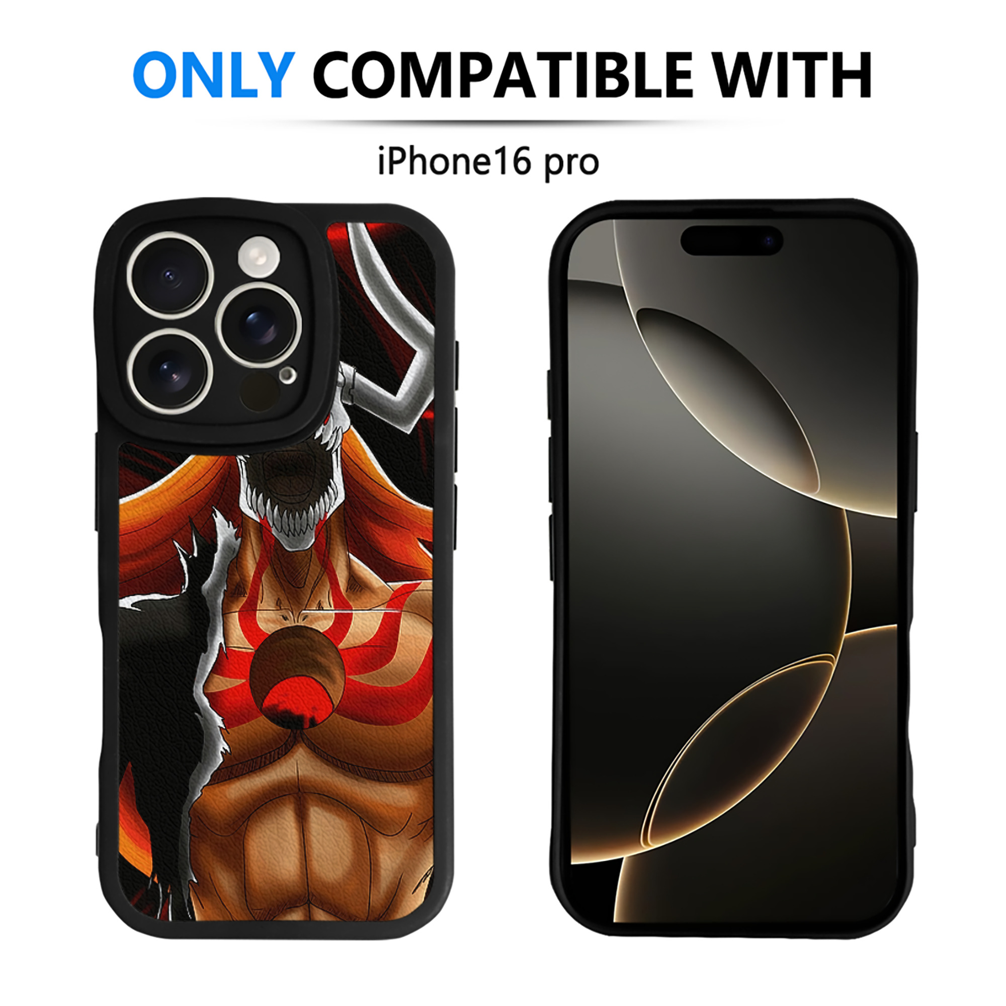 （画像用） ブリーチ BLEACH 【iPhone 16シリーズ対応】シリコンスマホケース（レザー調） 材質：シリコン